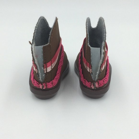 American Girl ‘WESTERN PLAID’ SHOES (Only), Fits 18” Doll, 2014 Retired - Picture 4 of 5